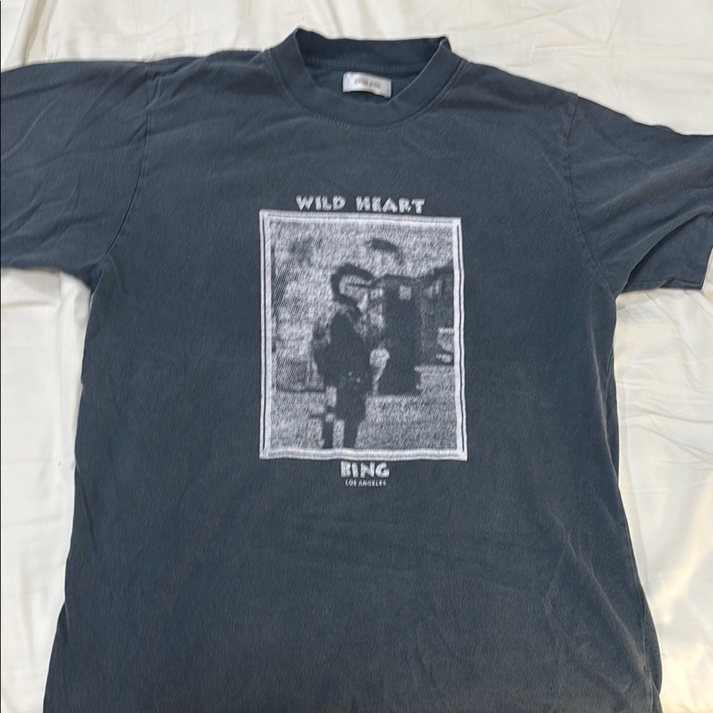 Anine Bing Wild Heart Graphic Tee - Black